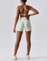 Conjunto de yoga sin costuras de 2 piezas para mujer, sujetador para gimnasio y correr, ropa deportiva, body, sujetador deportivo - details 35