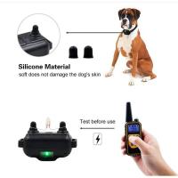 Collar de entrenamiento eléctrico antiladridos para perros, impermeable, recargable, Control remoto para mascotas, adecuado para todos los tamaños, vibración y - details 3
