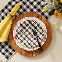 Juego de 12 servilleteros para mesa de cocina, servilleteros para decoración de bodas, servilleteros boho, servilleteros de granja - details 2