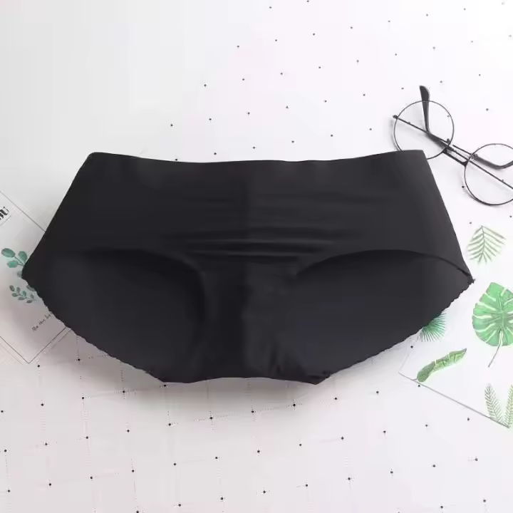 Bragas acolchadas sexis cintura media mujer, levantador acolchado, realzadoras de cadera, ropa interior, bragas sin costuras - 1