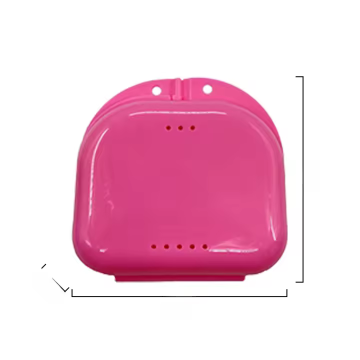 Caja de Almacenamiento para Férulas Dentales NewPlastic Estuche Protector de Dientes Contenedor de Dientes con Orificio de Ventilación para Ortodoncia y Retenedor de Dientes - 1