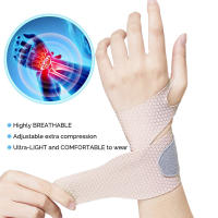 Muñequera ajustable para levantamiento de pesas, tendinitis, artritis del túnel carpiano, alivio del dolor de muñeca, 1 unidad - details 2