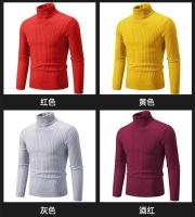 Nuevo suéter de cuello alto de invierno para hombre, suéter tejido informal para hombre, jerséis de Fitness para mantener el calor, Tops - details 18