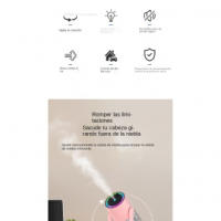 Nuevo Humidificador de proyección de cielo estrellado USB Humidificador de aire para vehículos ultrasónicos atomizador de reabas - details 1