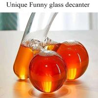 Vidrio de borosilicato alto único y divertido, botella de fiesta para hombres, regalo de cumpleaños, botella de whisky - details 5