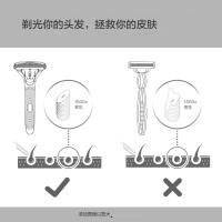2025 nueva maquinilla de afeitar manual de aleación de zinc para hombres, maquinilla de afeitar de cabeza magnética premium - details 9