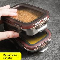 Juego de Fiambrera de Acero Inoxidable 304 Caja Bento con Calefacción para Microondas - details 9