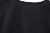Blusa Elegante de Moda para Mujer 2025 Estilo Informal con Manga Corta y Abombada con Cuello Redondo Top de Algodón con Cordones y Lazo Blanco Dulce - details 30