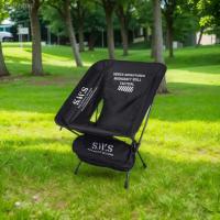 VIE chai plegable en forma de luna de tela Oxfod ligera Ulta, viaje ligero desmontable para acampar, caminar y pescar al aire libre - details 3