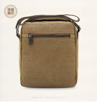 Bolso de hombro de lona para hombre, bandolera de lona de estilo coreano, para viajes de ocio al aire libre, bolso de hombro portátil - details 7