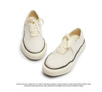 Nuevos zapatos de lona de los hombres y las mujeres zapatos de disolución de la plataforma baja-top casual zapatos de la junta zapatos blancos - details 15