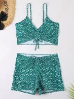 Conjunto de Bikinis de cintura alta para mujer, bañadores trenzados, traje de baño para mujer, microbikinis de realce, ropa de playa a la moda 2023 - details 9