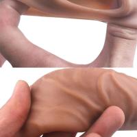 Juguetes sexuales reutilizables para hombres, Juguetes sexuales de tiempo para hombres, condones de silicona de castidad, funda de anillo de extensión - details 5