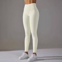 Mujeres sin costuras, leggings deportivos de cintura alta para entrenamiento, correr, fitness, gimnasio, fruncido en el trasero, ropa deportiva - details 3