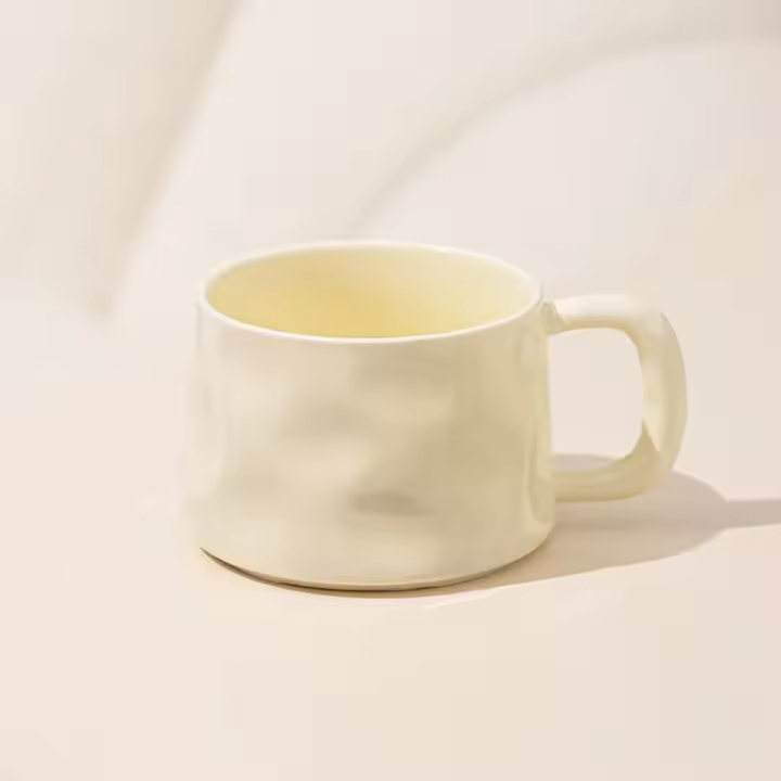 Taza de Café de Cerámica de 300ML Ideal para Desayuno, Leche, Latte, Té de la Tarde - 1