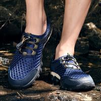 Zapatos de malla con suela de goma gruesa, zapatos adhesivos en frío hechos a mano para deportes casuales al aire libre para hombres. - details 9