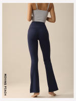 MOVING PEACH Pantalones Ancho de Yoga de Cintura Alta Suaves y Elásticos con Cintura de Tirón - details 13