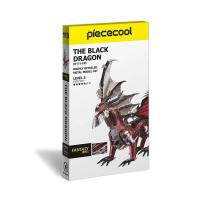 Piececool-rompecabezas de Metal 3d, juguete DIY del Dragón Negro para adolescentes, rompecabezas, modelo de rompecabezas, Kit de regalos para adultos - details 5