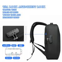 Mochila de viaje para hombre, Bolsa Escolar con puerto de carga USB, gran capacidad, 16 pulgadas, resistente al agua, a la moda - details 6