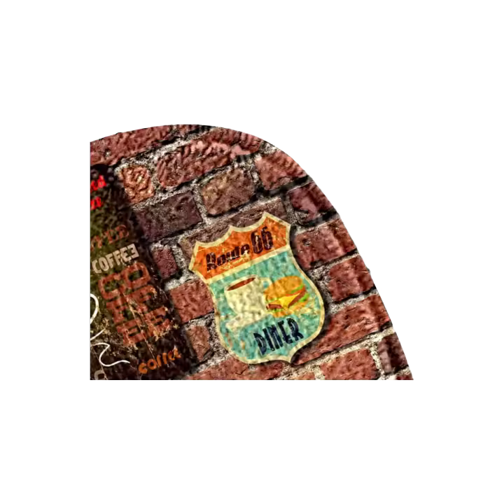 Alfombra Antideslizante De Café Para Puerta De Entrada Y Piso 100% Poliéster Resistente Al Desvanecimiento Para Uso Doméstico Y Exterior - 1