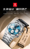 Nuevo reloj multifuncional para hombre de la marca suiza, reloj de cuarzo luminoso impermeable - details 3
