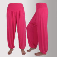 1 Uds. Pantalones de baile deportivos de Yoga suaves de algodón informales sueltos elásticos para mujer a la moda - details 15