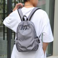 Mini mochila impermeable para hombre, ligera, Oxford, de viaje, resistente al desgaste, Color sólido, pequeña, bolso escolar de hombro - details 1