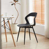 EGOONM-Juego de 4 sillas de comedor Escandinavia, muebles para comedor, silla de diseño nórdico, sillas creativas con respaldo para el hogar - details 2
