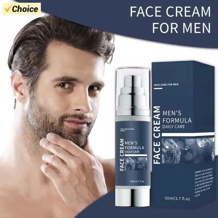 Hidratador Facial para Hombres 6-en-1 Crema Antiedad Tratamiento de Bolsas de Ojos - 1