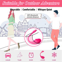 Vibrador Inalámbrico Bluetooth Huevo de Estimulación Clitoris Controlado por APP - details 4