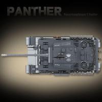 Panzerkampfwagen V Panther serie militar, bloques de construcción, juguete de ingeniería, tanque del ejército WW2 para niños y fanáticos militares - details 2