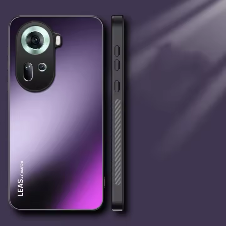 Carcasa Protectora para Oppo Reno 11 5g Funda Mate y a Prueba de Golpes Carcasa Dura de PC - 1