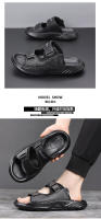 Nuevo verano versátil de una palabra zapatillas de los hombres antideslizante y ligero sandalias de los hombres antideslizante al aire libre casual sandalias - details 10