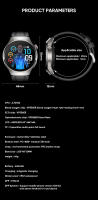Relojes inteligentes exterior deporte Bluetooth llamada hombre sano ritmo cardíaco presión arterial inteligente dormir mujer reloj - details 12