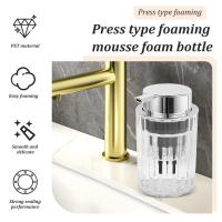 Dispensador, contenedor de iluminación de mano ES recargable, botella con bomba de jabón de plástico duradero, utilizado para baño y cocina - details 6