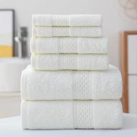 Juego de toallas de algodón de lujo para el hogar, Set de 3 piezas, Ultra suave, altamente absorbente, incluye 1 toalla de baño, 1 toalla de mano, 1 paño - details 2