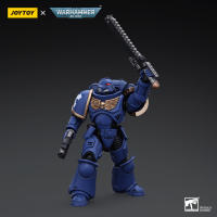 JOYTOY 1/18 figura de acción 40K Ultramarines Outriders y Brother Catonus versión reeditada modelo militar de Anime - details 5