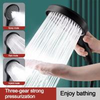 Cabezal de ducha de Panel grande, rociador de mano ajustable, ahorro de agua, alta presión, multifunción, 3 modos - details 2