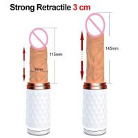 Leten-consolador de empuje automático para mujer, juguete con ventosa para punto G, vibrador Anal divertido para sexo manos libres para adultos, para orgasmo - details 6