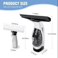 Limpiador de Ventanas Recargable Elemento de Esponja de 28cm y Tanque de Agua de 150ml - details 2