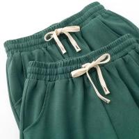 Pantalones Cortos de Algodón Retro Casual Solido para Hombres, Cinturón de Cordón, Estilo Suelto, Pantalones Deportivos de Cinco Minutos - details 8