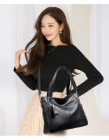 Bolsos de hombros Bolsos de mujer Bolsos de mano versátiles de moda Bolsos de mensajero de mano de cuero suave - details 12