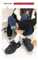 Coreano nuevo papá zapatos estudiante zapatillas versátiles mujeres casual plataforma zapatos de aumento de altura - details 1