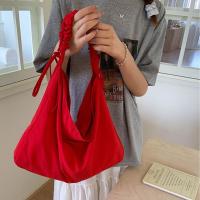 Bolso de hombro plisado informal de Color sólido, bolso cruzado de nailon de gran capacidad para ocio, bolso sencillo para estudiantes para primavera y verano - details 12