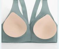 Sujetador de talla grande con hebilla frontal, ropa interior ajustable, Sexy, hermosa espalda, cómoda, pechos fruncidos, Sujetador deportivo transpirable - details 14