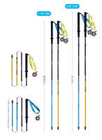 Bastón de Senderismo Plegable AONIJIE E4210 de Fibra de Carbono Ultraligera para Caminata Recta en Sendas y Escalada - details 9