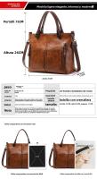 Bolso para mujer nuevo bolso de hombro de moda para mujer bolso de mano retro de gran capacidad para mujer bolso simple oblicuo. - details 6