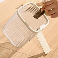 Cubo de basura Circular para escritorio, papelera ligera y portátil de lujo para oficina, dormitorio y cocina - details 5
