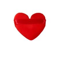 Polvo en forma de corazón pequeño Ultra suave de cristal, polvo seco de pelo corto para la piel, polvo en forma de corazón, esponja para polvo - details 3
