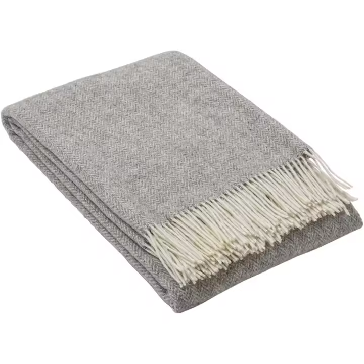 Manta de Lana Suave 100% Pura de Nueva Zelanda Tamaño 140x200 cm Ideal para Cama y Sofá - 1